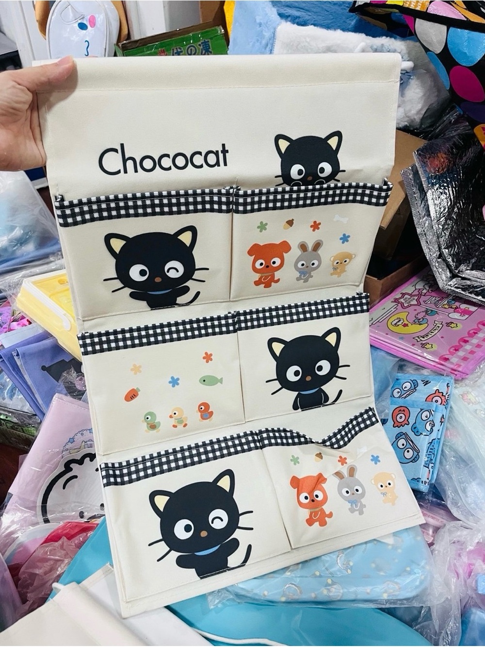 Chococat hanging storage bag